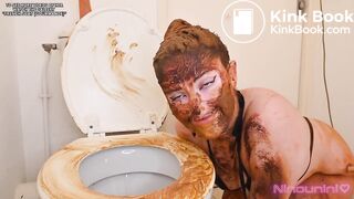 French Scat learns what a toilet is for.????77#