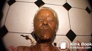 Scat_Face 21 | Slut humiliated with shit on face