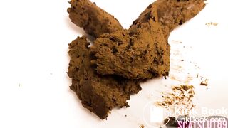 Close-Up Shit from My Loose Asshole