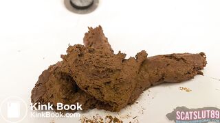 Close-Up Shit from My Loose Asshole