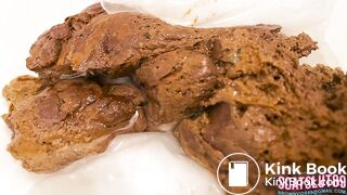 Close-Up Shit from My Loose Asshole