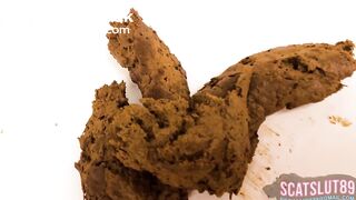 Close-Up Shit from My Loose Asshole