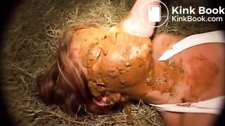 Scat_Face 12 | Yong girl get full shit face