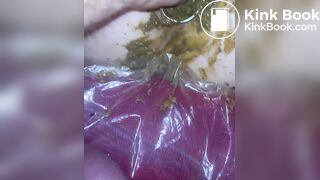 wretchedCunt being filled with shit like a pig