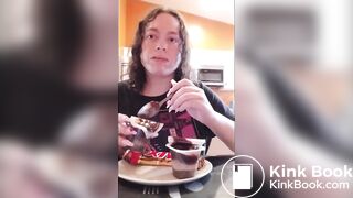 Eating w/mouth open then shitting