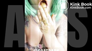 Spitting poop @scatdark