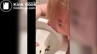 SCAT SLUTS EAT SHIT FROM TOILETS COMPILATION