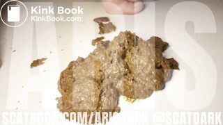 Big poop on white panties @scatdark