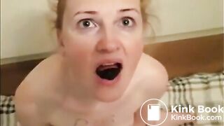 she loves eating shit