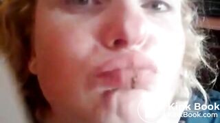 crazy ex eating shit
