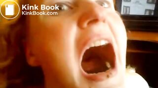 crazy ex eating shit