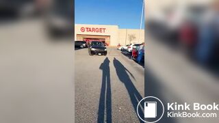 Pretty girl unloads in the bathroom sink