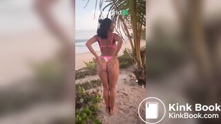 Hot, Busty, Shit, Beach, Scat,