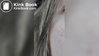 Extreme closeup shit and discharge