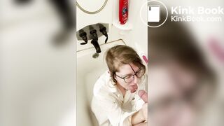 nerdy girl's first time being a piss whore