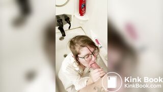nerdy girl's first time being a piss whore