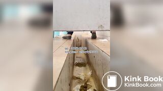 Beautiful girl poops in the toilet 20