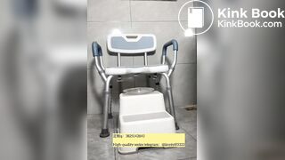 Beautiful girl poops in the toilet 26