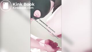 Beautiful girl poops in the toilet 23