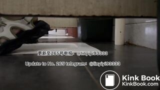 Beautiful girl poops in the toilet 26