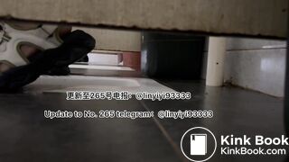 Beautiful girl poops in the toilet 26