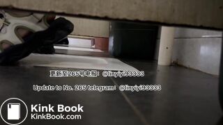 Beautiful girl poops in the toilet 26