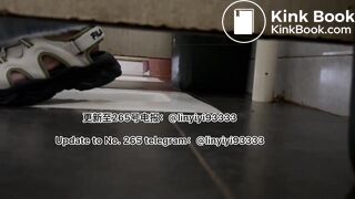 Beautiful girl poops in the toilet 26