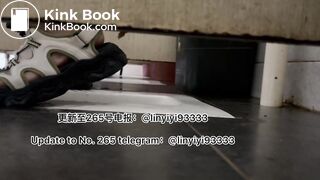 Beautiful girl poops in the toilet 26