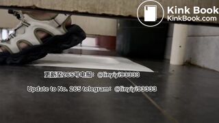 Beautiful girl poops in the toilet 26