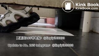 Beautiful girl poops in the toilet 26