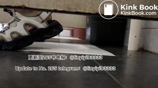 Beautiful girl poops in the toilet 26