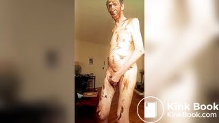 shit wanking and nude