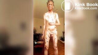 shit wanking and nude