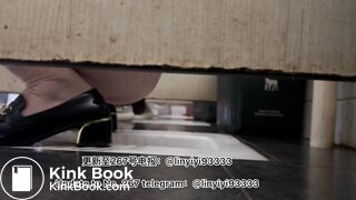 Beautiful girl poops in the toilet 29