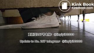 Beautiful girl poops in the toilet 30