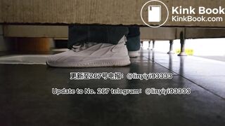 Beautiful girl poops in the toilet 30