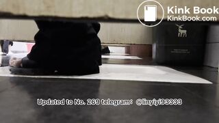 Beautiful girl poops in the toilet 31