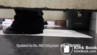 Beautiful girl poops in the toilet 31