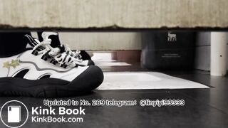 Beautiful girl poops in the toilet 32