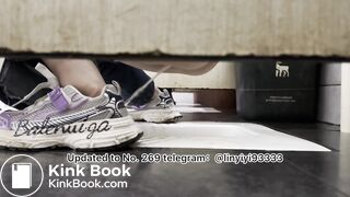 Beautiful girl poops in the toilet 32