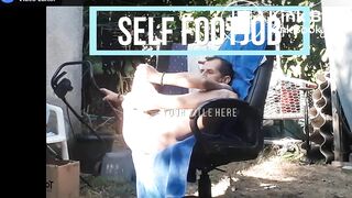 self footjob
