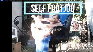 self footjob