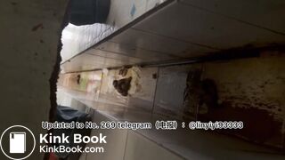 Beautiful girl poops in the toilet 33