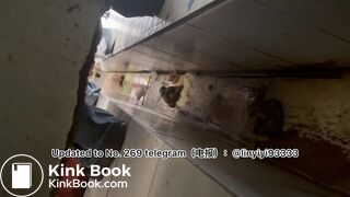 Beautiful girl poops in the toilet 33