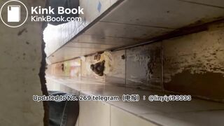 Beautiful girl poops in the toilet 33