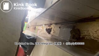 Beautiful girl poops in the toilet 33