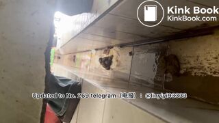 Beautiful girl poops in the toilet 33