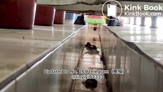 Beautiful girl poops in the toilet 34