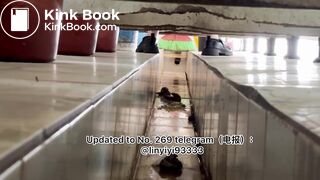 Beautiful girl poops in the toilet 34