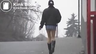 PSG - Dany poops her pantyhose in public #3